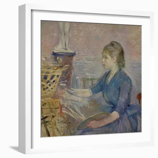 Paule Gobillard (1867-1946) Painting, 1887-Berthe Morisot-Framed Giclee Print