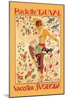 Paulette Duval and Vaceslv Svoboda Dance-Georges Barbier-Mounted Art Print