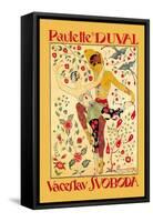 Paulette Duval and Vaceslv Svoboda Dance-Georges Barbier-Framed Stretched Canvas