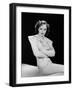 Paulette Goddard (b/w photo)-null-Framed Photo