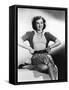 Paulette Goddard (b/w photo)-null-Framed Stretched Canvas