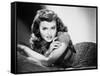 Paulette Goddard (b/w photo)-null-Framed Stretched Canvas