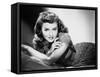 Paulette Goddard (b/w photo)-null-Framed Stretched Canvas