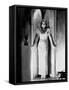 Paulette Goddard (born Marion Levy, 1911 - 1990), (b/w photo)-null-Framed Stretched Canvas