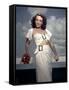 PAULETTE GODDARD in the 40's (photo)-null-Framed Stretched Canvas