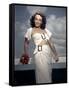 PAULETTE GODDARD in the 40's (photo)-null-Framed Stretched Canvas
