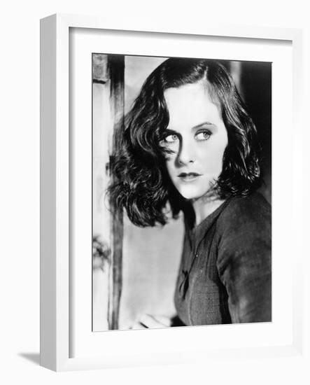 Paulette Goddard. "The Masses" 1936, "Modern Times" Directed by Charles Chaplin-null-Framed Photographic Print