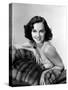 Paulette Goddard with Fur Coat-null-Stretched Canvas