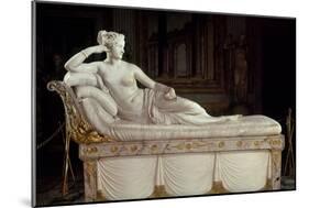 Paulina Bonaparte (1780-1825) as Venus Triumphant, circa 1805-08-Antonio Canova-Mounted Giclee Print