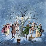 Wassailing the Apple Trees-Pauline Baynes-Framed Giclee Print