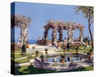 Pergola en Bord de Mer-Pauline DelaCroix Garnier-Laminated Art Print