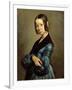 Pauline Ono (1821-44) in Blue, 1841-42-Jean-François Millet-Framed Premium Giclee Print