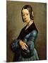 Pauline Ono (1821-44) in Blue, 1841-42-Jean-François Millet-Mounted Premium Giclee Print