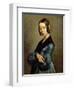 Pauline Ono (1821-44) in Blue, 1841-42-Jean-François Millet-Framed Giclee Print