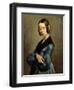 Pauline Ono (1821-44) in Blue, 1841-42-Jean-François Millet-Framed Premium Giclee Print