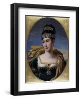 Pauline, Princess Borghese, c.1809-Robert Lefevre-Framed Giclee Print