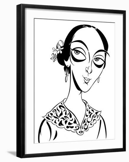 Pauline Viardot, 2019-Neale Osborne-Framed Giclee Print