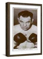 Paulino Uzcudun, Spanish Boxer, 1938-null-Framed Giclee Print