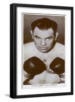 Paulino Uzcudun, Spanish Boxer, 1938-null-Framed Giclee Print