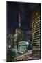 Paulista Avenue at Night, Sao Paulo.-Jon Hicks-Mounted Photographic Print