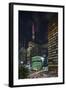 Paulista Avenue at Night, Sao Paulo.-Jon Hicks-Framed Photographic Print