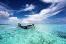 Fishing in a Tropical Lagoon-paulista-Photographic Print