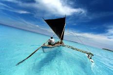 Fishing in a Tropical Lagoon-paulista-Photographic Print