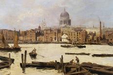 A View of St. Paul's from the Thames-Paulo Sala-Framed Giclee Print