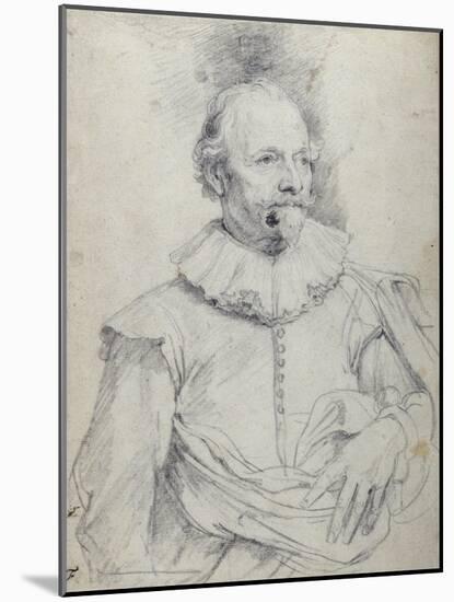 Paulus Halmalius, Vulgo Van Halmale, C.1632-35-Sir Anthony Van Dyck-Mounted Giclee Print