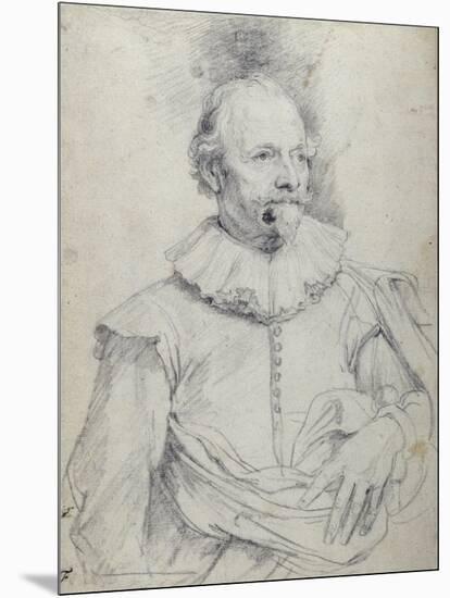 Paulus Halmalius, Vulgo Van Halmale, C.1632-35-Sir Anthony Van Dyck-Mounted Giclee Print