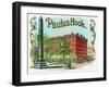 Paulus Hook Brand Cigar Box Label-Lantern Press-Framed Art Print