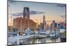 Paulus Hook, Morris Canal Basin, Liberty Landing Marina-Alan Copson-Mounted Photographic Print