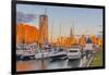 Paulus Hook, Morris Canal Basin, Liberty Landing Marina-Alan Copson-Framed Photographic Print