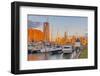 Paulus Hook, Morris Canal Basin, Liberty Landing Marina-Alan Copson-Framed Photographic Print