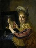 Pan Playing His Pipes-Paulus Moreelse-Giclee Print