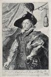 Portrait of Rubens, Icones Principum Virorum, 1630-45-Paulus Pontius-Stretched Canvas