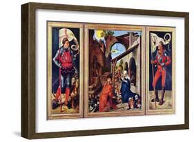 Paumgartner Altar, the General View-Albrecht Dürer-Framed Art Print