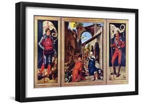 Paumgartner Altar, the General View-Albrecht Dürer-Framed Art Print