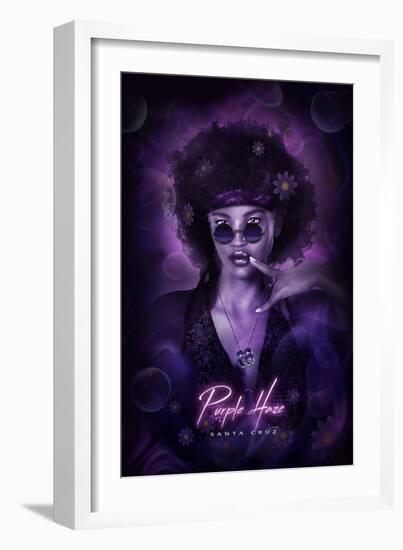 PAURPLE HAZE-HIGH ART STUDIOS-Framed Art Print