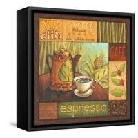 Pause Cafe II-Delphine Corbin-Framed Stretched Canvas