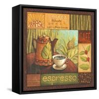 Pause Cafe II-Delphine Corbin-Framed Stretched Canvas