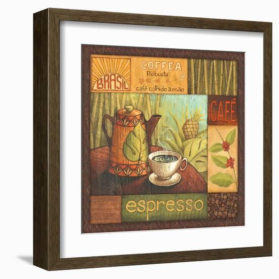 Pause Cafe II-Delphine Corbin-Framed Art Print