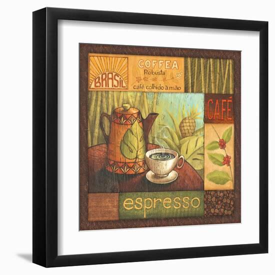 Pause Cafe II-Delphine Corbin-Framed Art Print