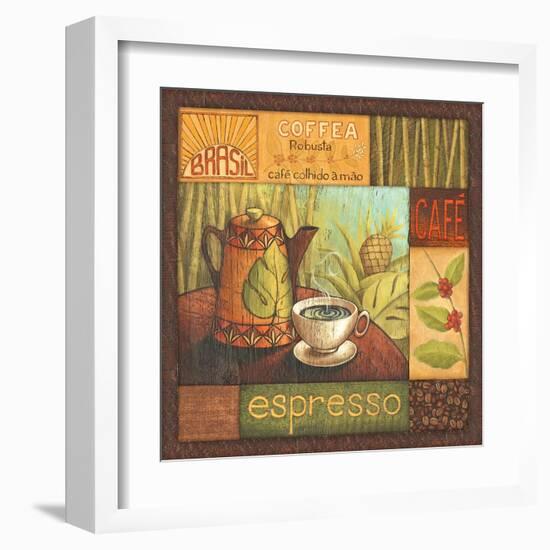 Pause Cafe II-Delphine Corbin-Framed Art Print