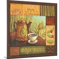 Pause Cafe II-Delphine Corbin-Mounted Art Print