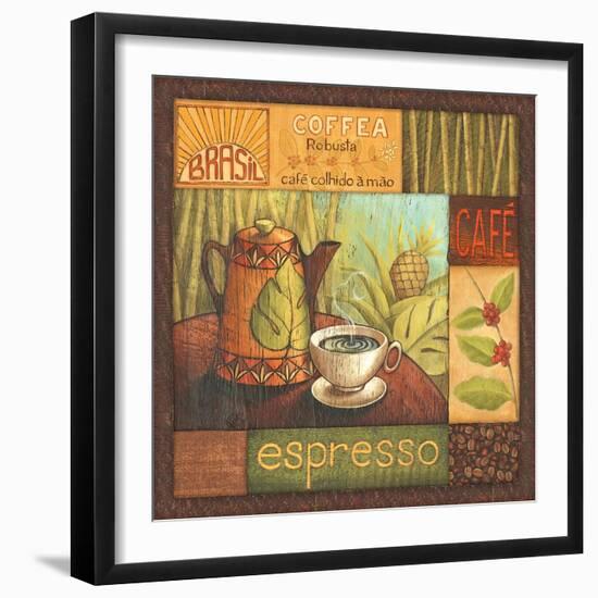 Pause Cafe II-Delphine Corbin-Framed Art Print