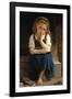 Pause for Thought-William Adolphe Bouguereau-Framed Giclee Print