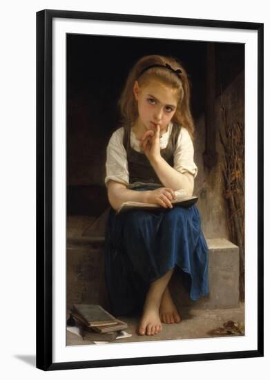 Pause for Thought-William Adolphe Bouguereau-Framed Giclee Print