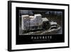 Pauvreté: Citation Et Affiche D'Inspiration Et Motivation-null-Framed Photographic Print