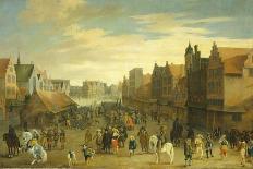 Disbanding of the Waardgelders by Prince Maurice on the Neude at Utrecht-Pauwels van Hillegaert-Art Print